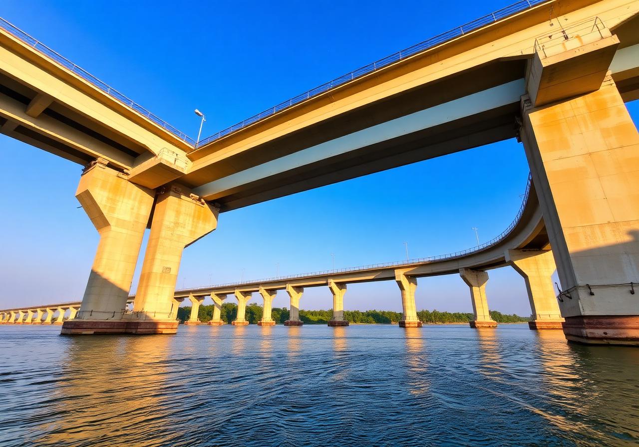 Completed RCC bridge
